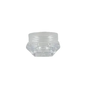 Plastic Mini Jar Cream 2g 3g 5g Pot Jar Container For Cosmetic Cream Lotion Nail Poli