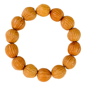 Bracelet unisexe en perles de noyer tête de singe plume de phénix, bijou cadeau, simple brin, origine Hangzhou WOOD16 - Product Image 5