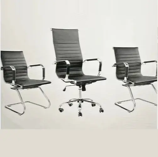 WSF-Juego de silla de oficina 1189, 1 tiene ruedas y 2 sin ruedas