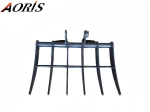Accessoires d'excavatrice haute résistance, râteau à racines pour mini-excavatrice de 1,7 à 3 tonnes - Product Image 3