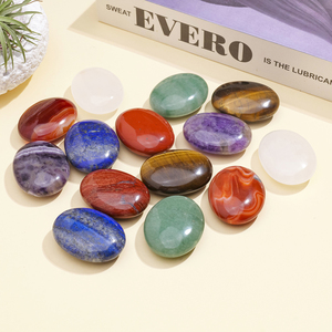 Vente en gros d'objets artisanaux en cristal, pierres de massage en cristal naturel poli, pierres de paume, pierres de guérison Reiki, décoration intérieure, pierres de méditation en cristal - Product Image 4