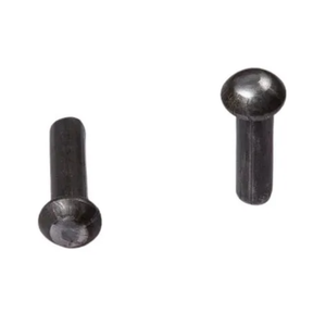 Remache de cabeza redonda de acero, grado 4.8 6.8, estándar DIN, solución de fijación duradera, personalizable, decorativa, para montaje industrial - Product Image 1