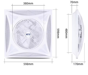 พัดลมเพดาน LED 14นิ้ว600*600, พัดลมเครื่องกลไฟฟ้าสำหรับใช้ระบายอากาศ - Product Image 6