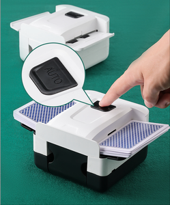 Mélangeur de cartes automatique direct usine, 1 à 2 jeux, rechargeable USB, silencieux, compatible poker, blackjack, Texas Hold'em, <span class=keywords><strong>Skip</strong></span>-<span class=keywords><strong>bo</strong></span>, Phase - Product Image 5