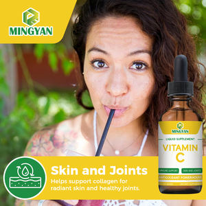 Gocce Orali di Vitamina C, Estratto di Acerola, Antiossidante, Supporto Immunitario, Stimolatore di Collagene, Integratori Vitaminici per la Pelle per Adulti - Product Image 5