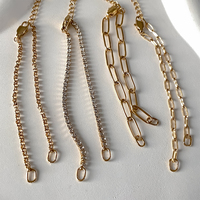 Bracelet à breloques EMANCO, chaîne de perles DIY, acier inoxydable, réglable, style trombone, bijoux faits à la main, vente en gros, dropshipping