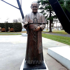 Statua del Papa Cattolico a Grandezza Naturale Personalizzabile, Scultura in Bronzo di San Giovanni Paolo II <span class=keywords><strong>per</strong></span> Decorazione di Chiese, Piazze e Cimiteri - Product Image 4