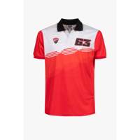 Polo blanc pour homme 63 Bagnaia Ducati Corse % polyester