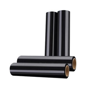 Película de Plástico Transparente Negra para Envolver, Rollo de Película de Embalaje Elástica LLDPE, Precio de Fabricante - Product Image 1