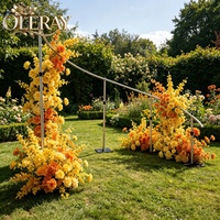 Support d'arche de ballons carré réglable en métal 1,8-2,2 m, cadre de toile de fond floral robuste pour décoration d'événements, mariages, fêtes, cabine photo