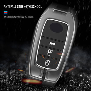 Étui à clés de voiture en alliage de Zinc pour <span class=keywords><strong>Toyota</strong></span> Chr Rav4 Auris <span class=keywords><strong>Avensis</strong></span> Prius Aygo Camry Corolla Land Cruiser 200 Prado Crown Riez Key Cover - Product Image 4