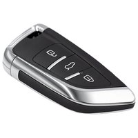 Nouveau en stock : Clé de voiture intelligente CG noire BM/W DF Blade 3 boutons style ZA02-3, télécommande copiante avec programmation de fréquence variable