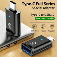 Adaptateur Type-C 3.0 OTG, convertisseur de téléphone vers clé USB, en alliage de zinc, connexion Type-C, câble de données compatible pour ordinateur