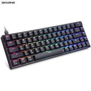 คีย์บอร์ดเล่นเกมขนาดบาง,คีย์บอร์ดเล่นเกมแบบพกพา Gateron ใช่ไม่มี Usb Type C คีย์บอร์ดเล่นเกม <span class=keywords><strong>Skyloong</strong></span> - Product Image 3