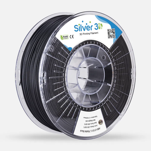 3D เงิน ABS-CF เส้นใยคาร์บอน-1.75มม. ไส้หลอด3D ABS ความแข็งแรงสูงวัสดุคาร์บอนไฟเบอร์สีดำ - Product Image 1