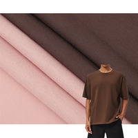 D002 Haute Qualité 100% Polyester Textiles 170gms Doux Simple Jersey Tissu Tricoté pour Vêtements pour Chaussettes T-shirts Uniformes