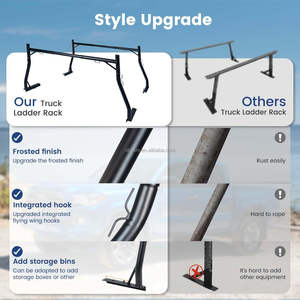 Support d'échelle de camion d'extension de portique de support de lit de camionnette en acier antirouille 4x4 pour <span class=keywords><strong>Dogde</strong></span> Ram et Ford série F, support d'extension - Product Image 4