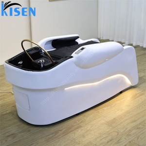 Fauteuil de massage électrique intelligent KISEN pour salon, lit de spa capillaire, bac de lavage des cheveux, fauteuil de massage personnalisé pour salon de coiffure - Product Image 1