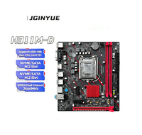 Carte mère JGINYUE H311M-D LGA1151 prend en charge les processeurs de 6e à 9e génération DDR4 32 Go M.2 NVMe VGA Gigabit LAN MATX pour ordinateur de bureau