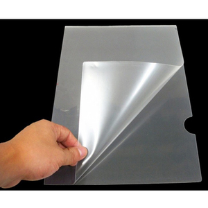 High Quality <strong>Plastic</strong> <strong>Folder</strong> Clear PP <strong>L</strong> <strong>Shape</strong> <strong>Folder</strong> - Product Image 2