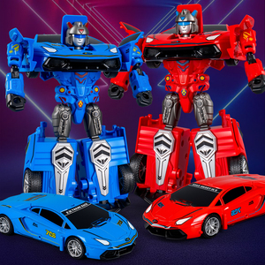 Coche de juguete para niños, <span class=keywords><strong>Robot</strong></span> de deformación, juguetes, Autobots Manual de transformación, coche de conducción inercial, modelo de coche deportivo de juguete para niños - Product Image 2