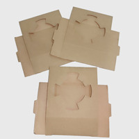 SP2596 Porte-gobelet à café en papier kraft pliable personnalisé 1 trou Porte-gobelet en papier à emporter 1 tasse