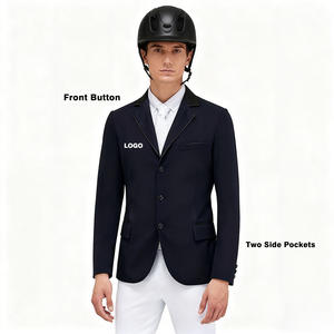 Vêtements d'équitation pour hommes sur mesure, vestes grandes tailles, coupe ajustée, vêtements de compétition d'équitation, veste imperméable pour l'équitation - Product Image 1