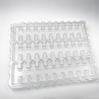 Plateau sous vide thermoformé ESD sur mesure, fabriqué selon les dessins, plateau en plastique antistatique pour composants électroniques et matériel de précision