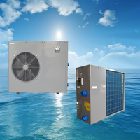 Pompe à chaleur électrique pour piscine à courant continu avec échangeur de chaleur en titane 10-18KW contrôlée par application