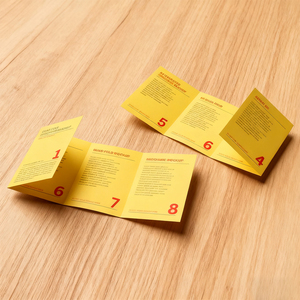 Đầy đủ màu sắc Tri-fold mỹ phẩm Brochure Glossy nhiều lớp tùy chỉnh logo sản phẩm làm đẹp khuyến mãi giấy tờ rơi bốn lần - Product Image 3