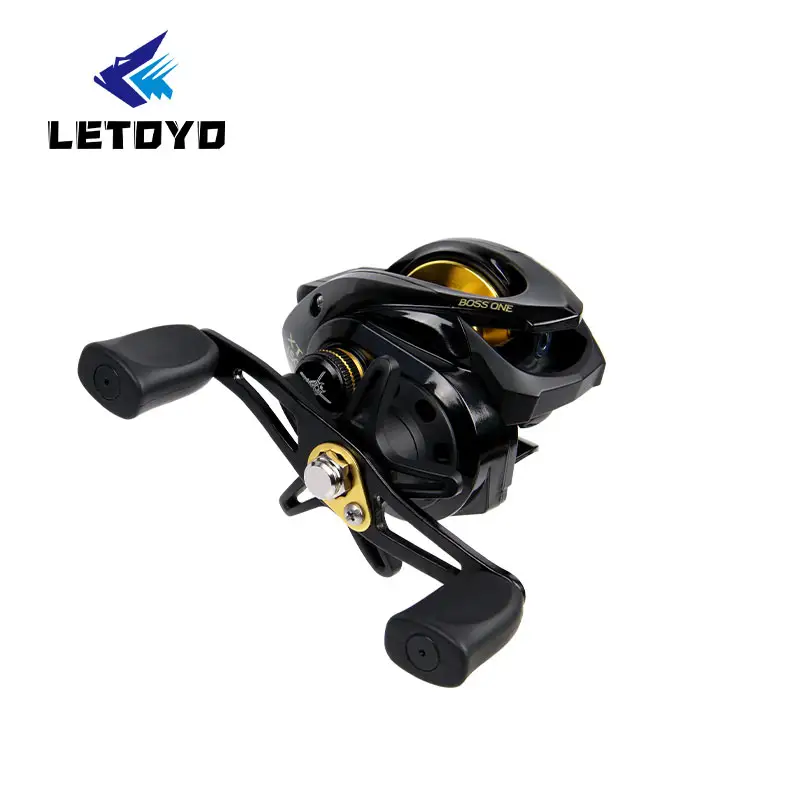 LETOYO BASS ONE XT mulinello da pesca mulinelli da lancio nuovo stampo bobina in alluminio d'acqua dolce trascinamento da 5 KG