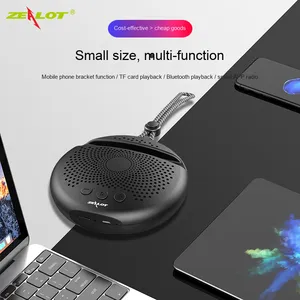 Zealot Xách Tay Mini Đứng Loa S24 RGB Chiếu Sáng 5W Điện Không Thấm Nước Cho Bluetooth Loa Siêu Trầm Cho Những Người Đam Mê Pin <span class=keywords><strong>Opera</strong></span> - Product Image 4