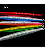Raylor Nouveau Design 100g-500g Jig de pêche métallique hybride à aiguilles, coulant rapidement, pour la pêche à la traîne, avec connecteur vertical