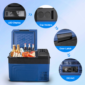 Alpicool WT20 Công Suất Nhỏ Hộp Làm Mát Công Cụ Pin Năng Lượng Mặt Trời Sạc Màu Xanh Xách Tay Xe Tủ Lạnh Và Tủ Lạnh Cho Ngoài Trời - Product Image 3