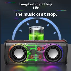 Mecha Portable Desktop Heavy Bass RGB LED Lighting 5W <b>Bluetooths</b> Speaker - Product Image 4