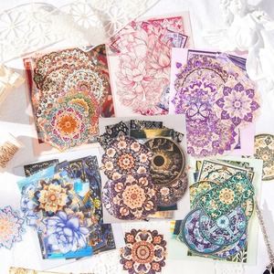 Paquete de Pegatinas PET Dark Phantom, Serie Tesoros de Fantasía, Patrón Clásico, Material para Cuadernos de Escritura a Mano, Decoración Navideña - Product Image 2