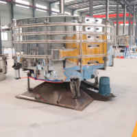 Machine de tamisage vibratoire industrielle en acier inoxydable du fabricant, tamiseur électrique, tamis vibrant pour particules de cellulose