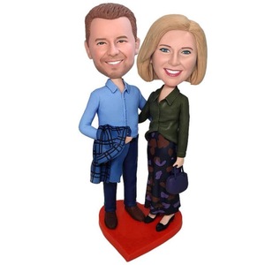 Statuette <span class=keywords><strong>Personalizzate</strong></span> in Resina di Sposi, Bomboniere e Decorazioni Nuziali, Logo e Incisione per Souvenir Regalo di Coppia - Product Image 3