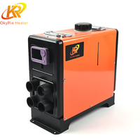 Chauffage au diesel OkyRie AX57V à trois entrées d'alimentation 12V 24V 220V 5KW avec réservoir de carburant intégré pour véhicules