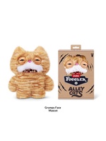Offizielle Original Niedliche Zahnmonster Dark Alley Night Cat Serie PP Baumwoll-Plüschpuppe Hässlich-Süße Ausgefallene Trendige Spielzeugfigur