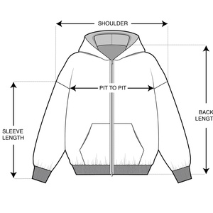 Heavyweight Sherpa Custom Hoodies for Men 100% Cotton Thick Unlined Breathable Full Zip up Summer Warm <b>Sweatshirts</b> <b>Work</b> Jacket - Product Image 6