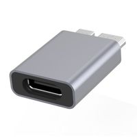 USB tipo C 3,1 hembra a USB 3,0 Micro B macho sincronización de datos HDD adaptador conector fuente de alimentación adaptador para teléfono móvil USB C Hub