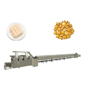 Automatic mini biscuit cooking production line to making various types biscuits for small businesses
