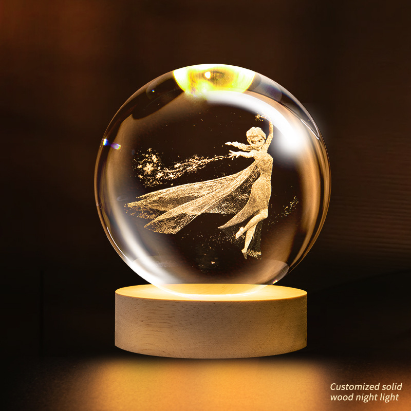 Crystal ball elsa