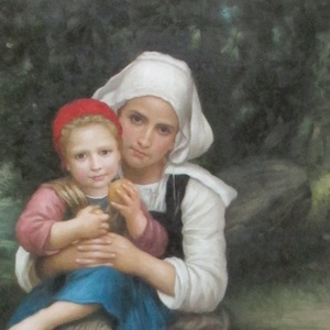 Tranh sơn dầu trên vải sinh sản bouguereau của Breton anh chị em handmade tường nghệ thuật bán buôn khách sạn tác phẩm nghệ thuật - Product Image 2
