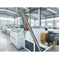 Línea de Producción de Extrusión de Tuberías de PVC, Línea de Extrusión de Doble Color para Tuberías de PVC, Equipo para Tuberías de Agua para Casas Prefabricadas