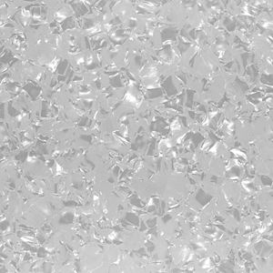 Serpillière à spray avec perles, feuille en plastique de couleur <span class=keywords><strong>blanche</strong></span>, 0.17 — 4mm, miroir de maquillage pour enveloppes de tambour, matériaux de décoration, vente en gros - Product Image 2