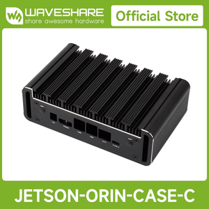 JETSON-ORIN-CASE-C Carcasa de refrigeración pasiva de aleación de aluminio para Jetson Orin, botón de encendido integrado con indicador para Jetson K449 - Product Image 2