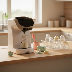 เครื่องชงนมผงอัตโนมัติอัจฉริยะคุ้มค่าคุ้มราคา พร้อมควบคุมผ่านแอพพลิเคชั่น รองรับไฟ 110/220V ความจุน้ำ 1.4 ลิตร และหม้อต้มน้ำ 300 กรัม - Product Image 1