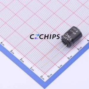 Condensador Electrolítico de Aluminio NFA500V4.7M10*12.5 LO de Montaje Pasante, D10xL12.5mm 4.7uF 20% 500V 62mA-120Hz - Product Image 1